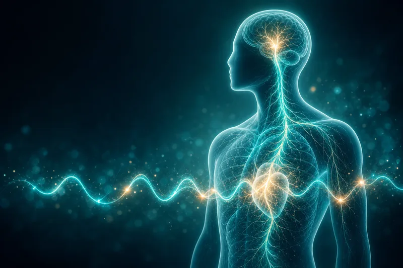 Person practicing breathing for stress relief